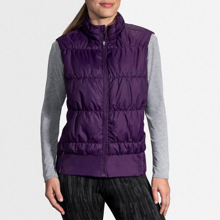 Brooks Cascadia Thermal Womens Running Jackets - Purple - Philippines (309214AZV)